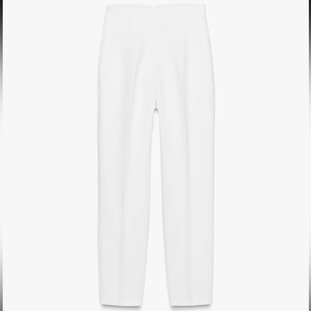 Zara pants with a high waist.